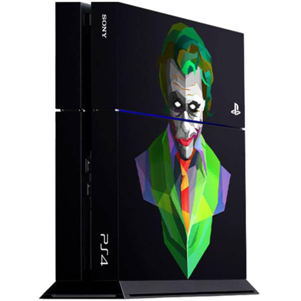 برچسب عمودی پلی استیشن 4 ونسونی طرح جوکر، Wensoni Joker PlayStation 4 Vertical Cover