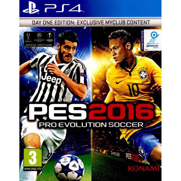 بازی PES 2016 نسخه ی Day One Edition مخصوص PS4، PES 2016 PS4 Day One Edition Game