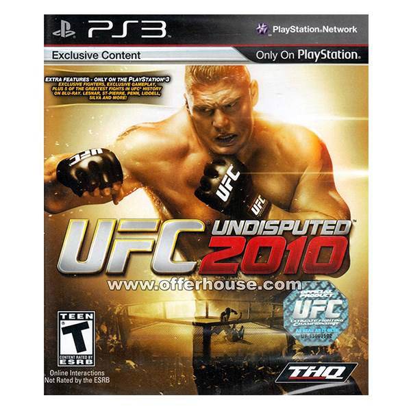 بازی UFC Undisputed 2010 مناسب برای PS3، UFC Undisputed 2010 PS3 Game