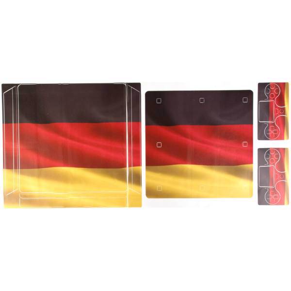 برچسب پلی استیشن 4 اسلیم مدل Germany Flag، Germany Flag PlayStation 4 Slim Cover