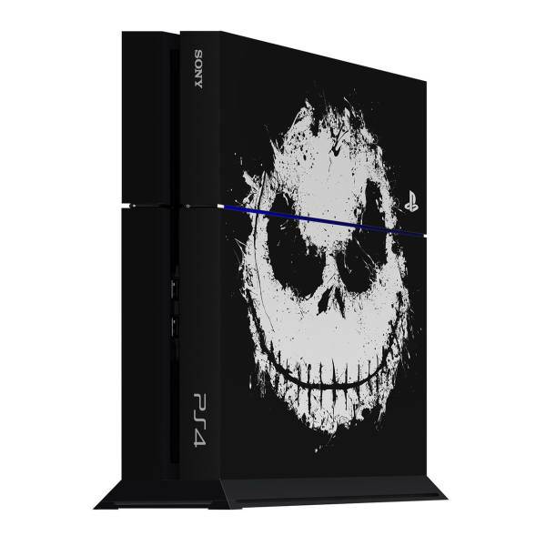 برچسب عمودی پلی استیشن 4 ونسونی طرح Ink Skull، Wensoni Ink Skull PlayStation 4 Vertical Cover