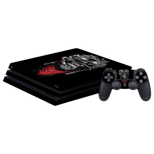 برچسب افقی پلی استیشن 4 پرو گراسیپا طرح Monkey، Grasipa Monkey PlayStation 4 Pro Horizontal Cover