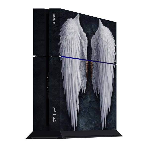 برچسب عمودی پلی استیشن 4 ونسونی طرح Angel Wings، Wensoni Angel Wings Play Station 4 Vertical Cover