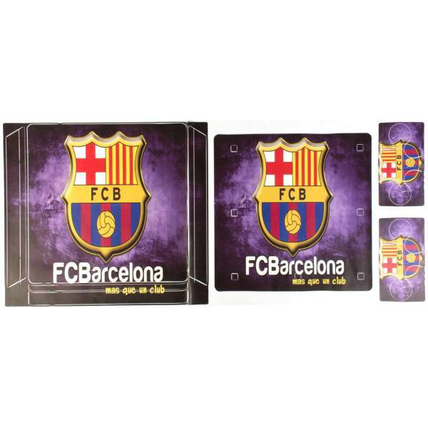 برچسب پلی استیشن 4 اسلیم مدل FC Barcelona، FC Barcelona PlayStation 4 Slim Cover