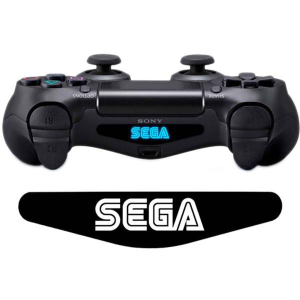 برچسب دوال شاک 4 ونسونی طرح Sega، Wensoni Sega DualShock 4 Lightbar Sticker