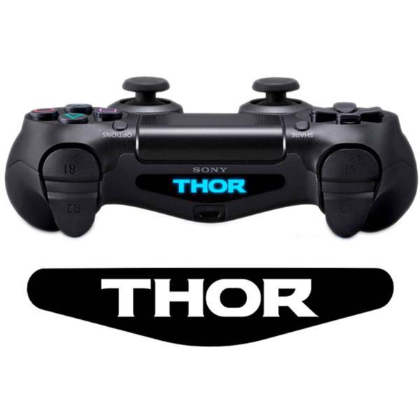 برچسب دوال شاک 4 ونسونی طرح Thor، Wensoni Thor DualShock 4 Lightbar Sticker