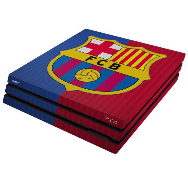 برچسب افقی پلی استیشن 4 پرو ونسونی طرح FC Barcelona 2016، Wensoni FC Barcelona 2016 PlayStation 4 Pro Horizontal Cover