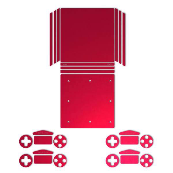 برچسب ماهوت مدل Red-Color Special مناسب برای کنسول بازی PS4 Pro، MAHOOT Red Color Special Sticker for PS4 Pro