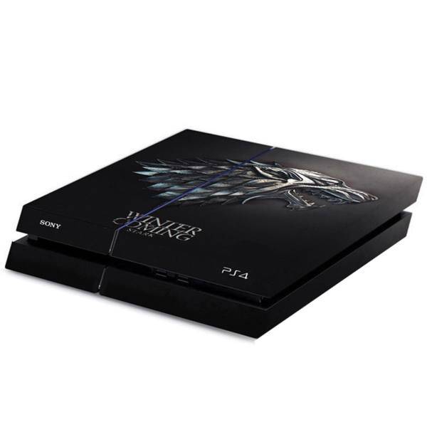 برچسب افقی پلی استیشن 4 گراسیپا طرح Winter is coming، Grasipa Winter is coming PlayStation 4 Horizontal Cover