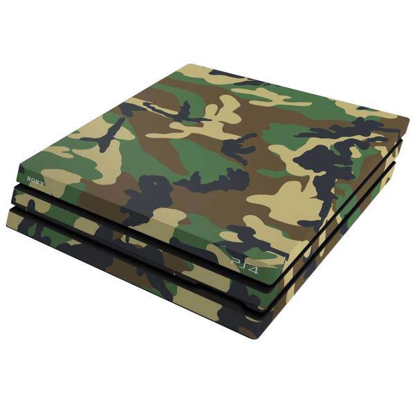 برچسب افقی پلی استیشن 4 پرو ونسونی طرح Special CamoFlag، Wensoni Special CamoFlag PlayStation 4 Pro Horizontal Cover