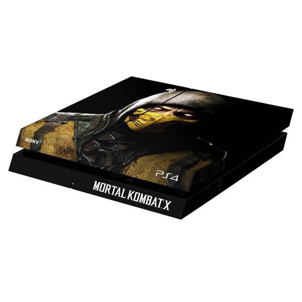 برچسب افقی پلی استیشن 4 ونسونی طرح Scorpion، Wensoni Scorpion PlayStation 4 Horizontal Cover