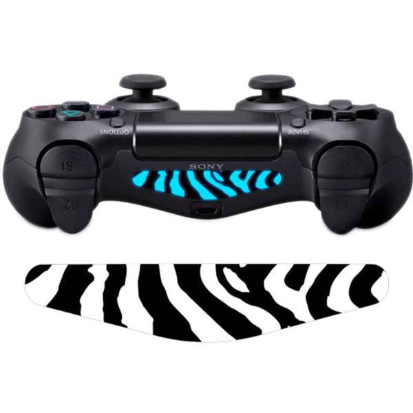 برچسب دوال شاک 4 ونسونی طرح Zebra، Wensoni Zebra DualShock 4 Lightbar Sticker