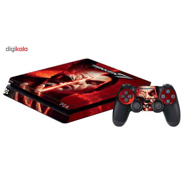 برچسب پلی استیشن 4 اسلیم آی گیمر طرح Tekken 7، IGamer Tekken 7 2 Play Station 4 Slim Cover