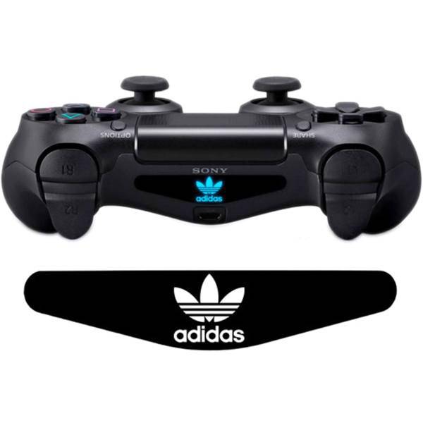 برچسب دوال شاک 4 ونسونی طرح Adidas، Wensoni Adidas Logo DualShock 4 Lightbar Sticker