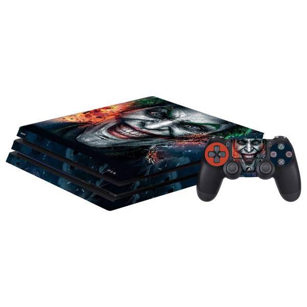 برچسب افقی پلی استیشن 4 پرو گراسیپا طرحGhost، Grasipa Ghost PlayStation 4 Pro Horizontal Cover