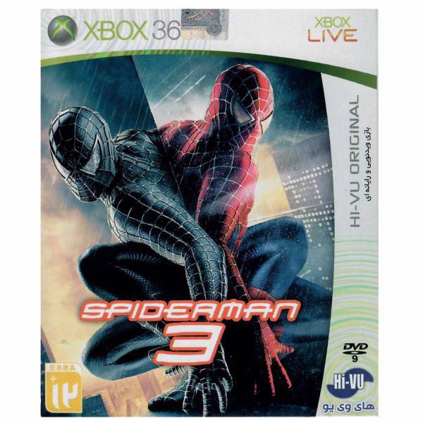 بازی Spiderman 3 مخصوص ایکس باکس360، Spiderman 3 For Xbox360