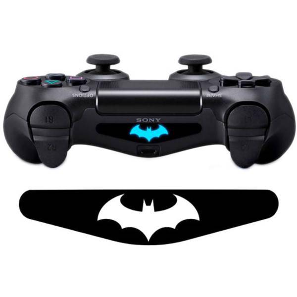 برچسب دوال شاک 4 ونسونی طرح بتمن، Wensoni Batman DualShock 4 Lightbar Sticker