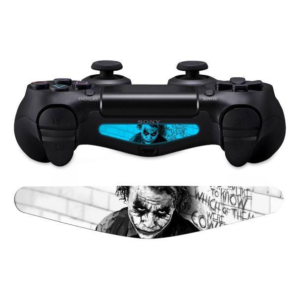 برچسب دوال شاک 4 ونسونی طرح Joker Cowards، Wensoni Joker Cowards DualShock 4 Lightbar Sticker