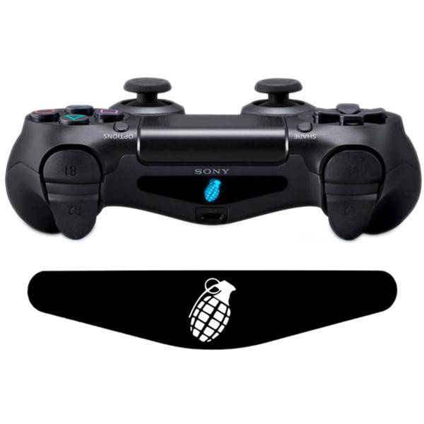 برچسب دوال شاک 4 ونسونی طرح نارنجک، Wensoni Grenade DualShock 4 Lightbar Sticker