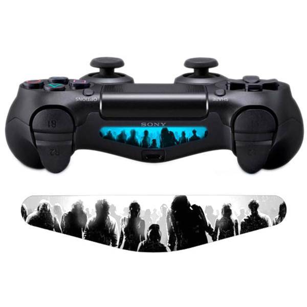 برچسب دوال شاک 4 ونسونی طرح March Of Zombies، Wensoni March Of Zombies DualShock 4 Lightbar Sticker