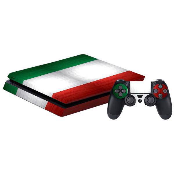 برچسب افقی پلی استیشن 4 گراسیپا طرح Italy، Grasipa Italy PlayStation 4 Slim Horizontal Cover