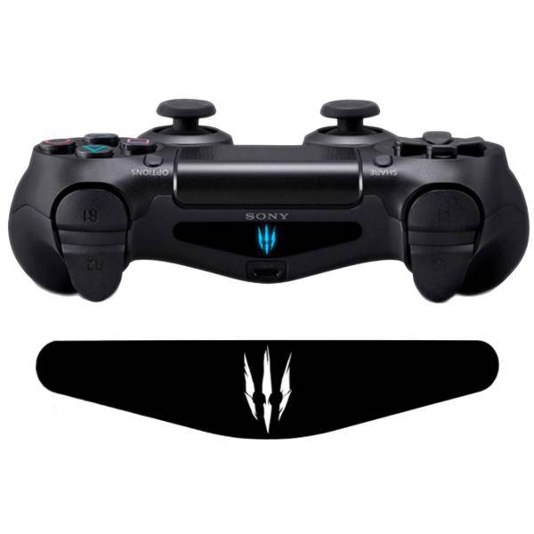 برچسب دوال شاک 4 ونسونی طرح The Witcher III، Wensoni The Witcher III DualShock 4 Lightbar Sticker