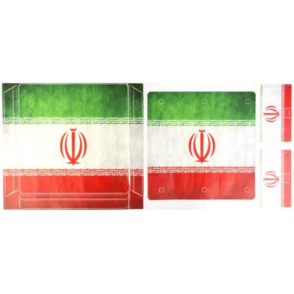 برچسب پلی استیشن 4 اسلیم مدل Iran Flag، Iran Flag PlayStation 4 Slim Cover