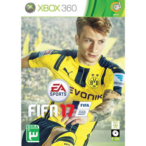 بازی FIFA 17 مخصوص XBOX 360، FIFA 17XBOX 360 Game