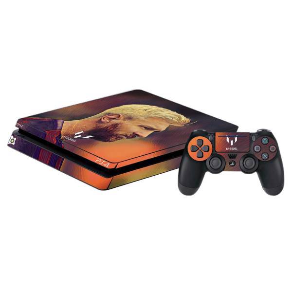 برچسب پلی استیشن 4 اسلیم آی گیمر طرح Messi، Igamer Messi Play Station 4 Slim Cover