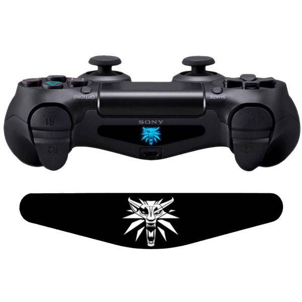 برچسب دوال شاک 4 ونسونی طرح The Witcher Dog، Wensoni The Witcher Dog DualShock 4 Lightbar Sticker