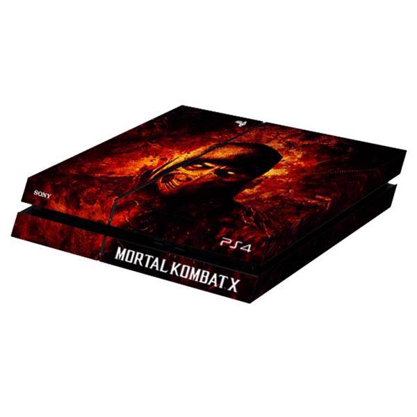 برچسب افقی پلی استیشن 4 ونسونی طرح Mortal Kombat، Wensoni The Mortal Kombat PlayStation 4 Horizontal Cover