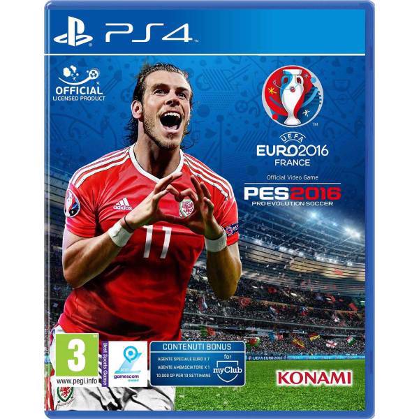 بازی PES 2016 EURO 2016 Edition مخصوص PS4، PES 2016 EURO 2016 Edition PS4 Game