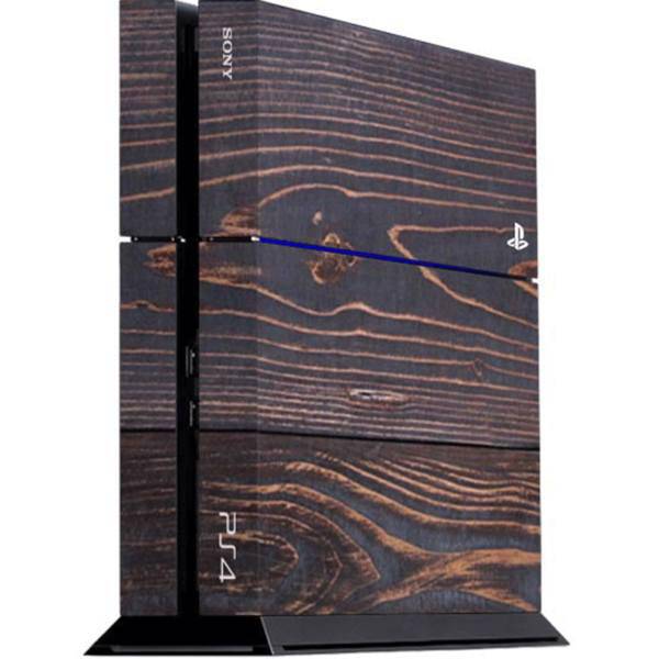 برچسب عمودی پلی استیشن 4 ونسونی طرح Wooden، Wensoni Wooden PlayStation 4 Vertical Cover