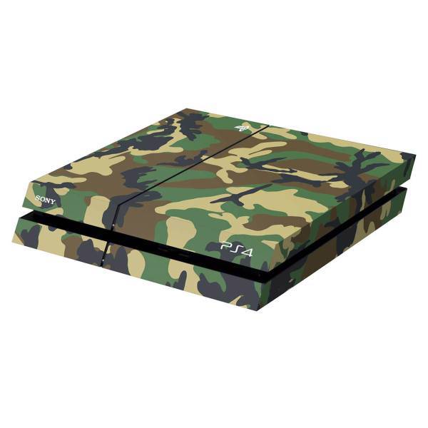 برچسب افقی پلی استیشن 4 ونسونی طرح Special CamoFlag، Wensoni Special CamoFlag PlayStation 4 Horizontal Cover