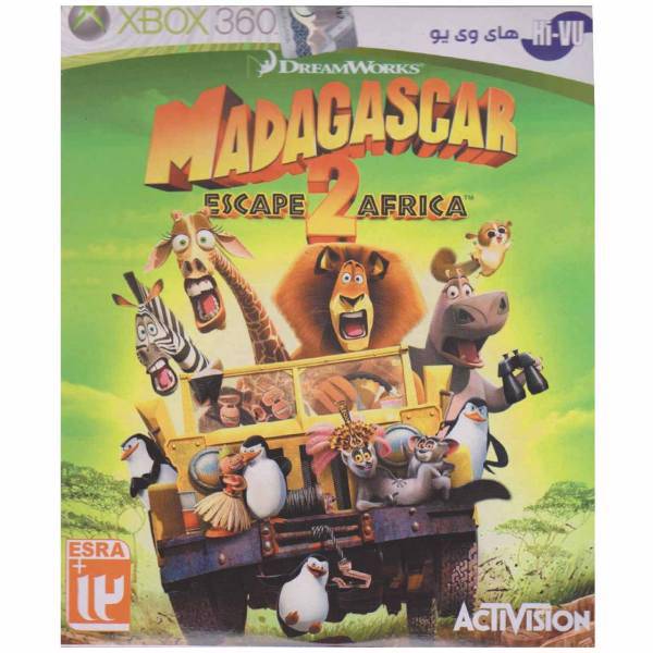 بازیِ Madagascar Escape 2 Afryca مخصوص ایکس باکس 360، Madagascar Escape 2 Afryca For XBOX360