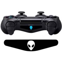 برچسب دوال شاک 4 ونسونی طرح Lunasurf Alien Wensoni Lunasurf Alien DualShock 4 Lightbar Sticker