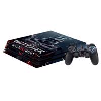 برچسب پلی استیشن 4 Pro آی گیمر طرح Witcher - IGamer Witcher Play Station 4 Pro Cover