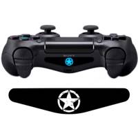 برچسب دوال شاک 4 ونسونی طرح Jeep Star Wensoni Jeep Star DualShock 4 Lightbar Sticker