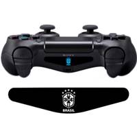 برچسب دوال شاک 4 ونسونی طرح فوتبال ملی برزیل Wensoni Brazil National Football DualShock 4 Lightbar Sticker