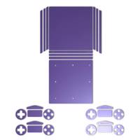 برچسب ماهوت مدل Purple Color Special مناسب برای کنسول بازی PS4 Pro MAHOOT Purple Color Special Sticker for PS4 Pro