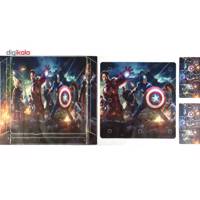 برچسب پلی استیشن 4 اسلیم مدل The Avengers The Avengers PlayStation 4 Slim Cover