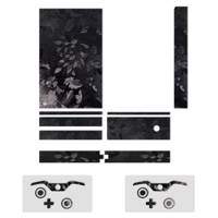 برچسب ماهوت مدل Black Wild-flower Texture مناسب برای کنسول بازی Xbox One - MAHOOT Black Wild-flower Texture Sticker for Xbox One