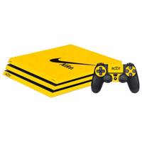 برچسب افقی پلی استیشن 4 پرو گراسیپا طرح نارنجی Grasipa Orange PlayStation 4 Pro Horizontal Cover