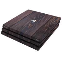 برچسب افقی پلی استیشن 4 پرو ونسونی طرح Wooden Wensoni Wooden PlayStation 4 Pro Horizontal Cover