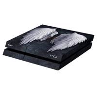 برچسب افقی پلی استیشن 4 ونسونی طرح Angel Wings Wensoni Angel Wings Play Station 4 Horizontal Cover