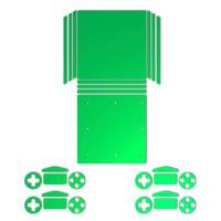 برچسب ماهوت مدل Green Color Special مناسب برای کنسول بازی PS4 Pro - MAHOOT Green Color Special Sticker for PS4 Pro