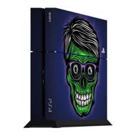 برچسب عمودی پلی استیشن 4 ونسونی طرح Greeny Skull Wensoni Greeny Skull PlayStation 4 Vertical Cover