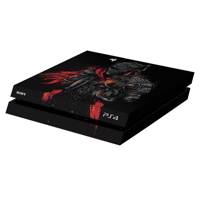 برچسب افقی پلی استیشن 4 ونسونی طرح Red Knight Wensoni Red Knight PlayStation 4 Horizontal Cover