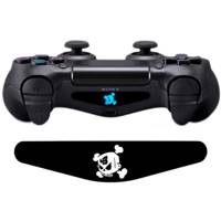 برچسب دوال شاک 4 ونسونی طرح Ken Block 43 Skull Wensoni Ken Block 43 Skull DualShock 4 Lightbar Sticker