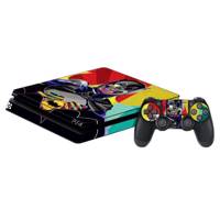 برچسب پلی استیشن 4 اسلیم آی گیمر طرح Abstract Batman - Igamer Abstract Batman Play Station 4 Slim Cover